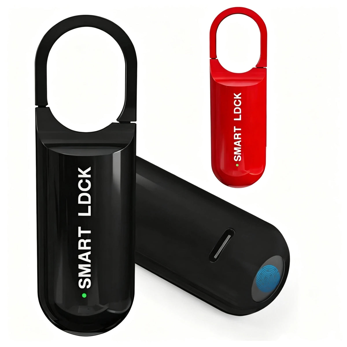 Mini Smart Fingerprint Lock Biometric Keyless Thumbprint Padlock School Gym Locker Small Rechargeable Electronic Locks