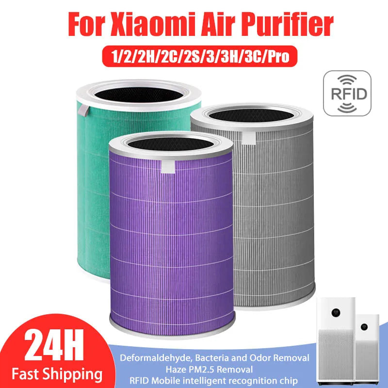 Udskiftnings HEPA-luftfilter til Xiaomi Mi Air Purifier 1/2/3-serien