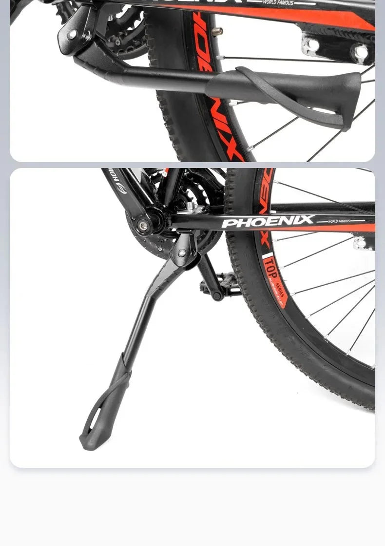 Béquille latérale réglable en aluminium pour vélo