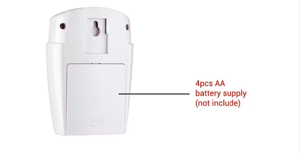 Wireless Dual Remote Motion Sensor Alarm, Infrared Security Detector for Indoor Outdoor Home Garage Burglar Alert System 