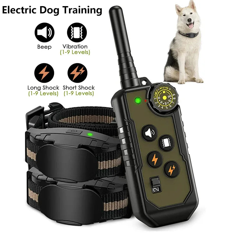 Remote Control Dog Training Collar with Waterproof Receiver