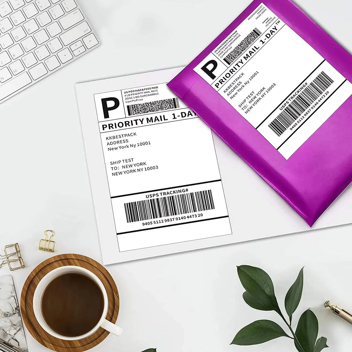 100 × 150 mm Thermal Shipping Labels, Pack Options