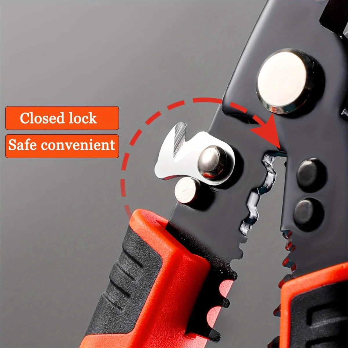 Multifunction Wire Stripping & Crimping Pliers, 18 cm