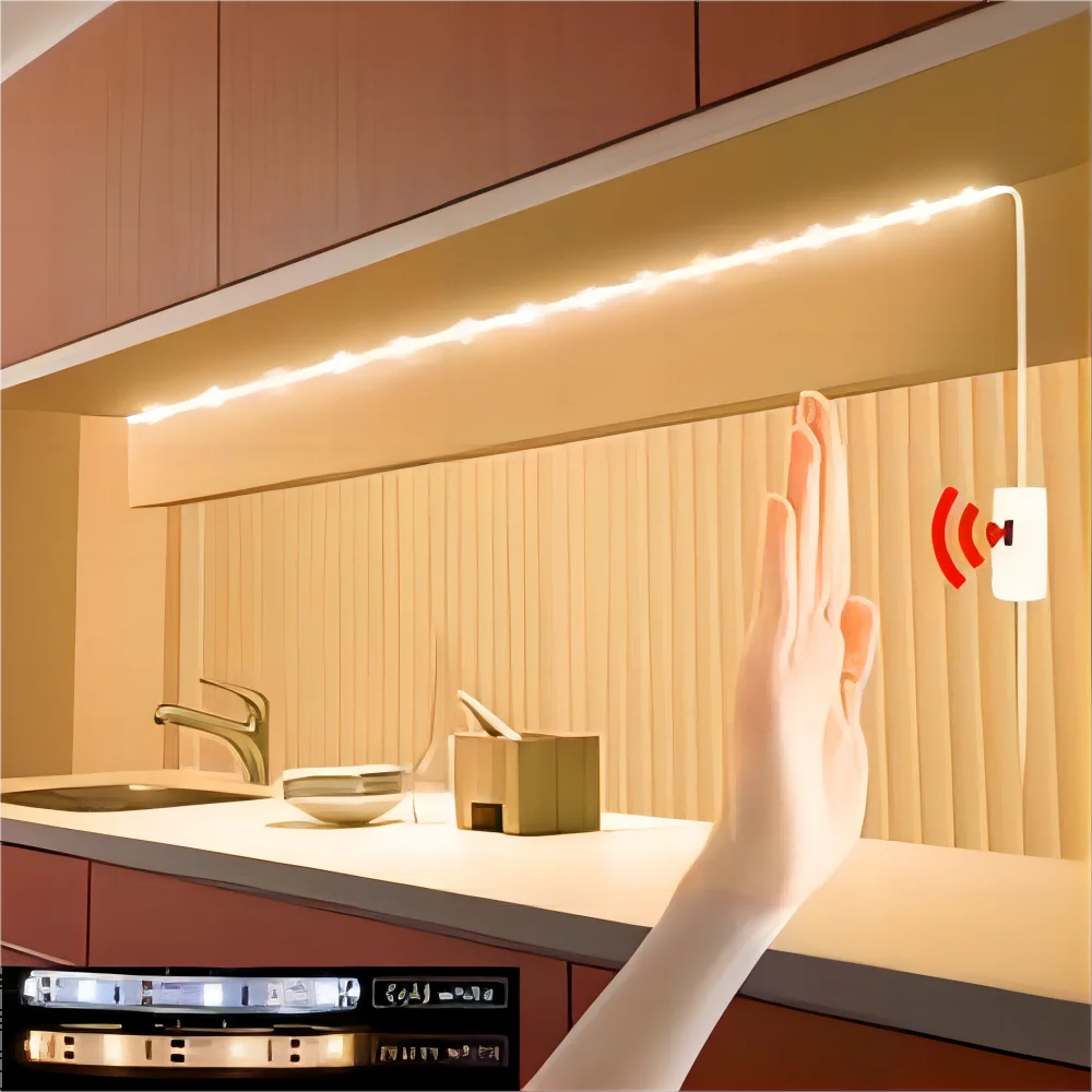 USB LED Strip with Hand-Wave Switch