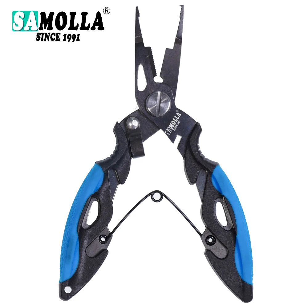 Nouveaux pinces multifonctions pour pêche, accessoires, corps en acier inox 420, ciseaux, coupe-fil, extracteur d’hameçons, outils de pêche outdoor