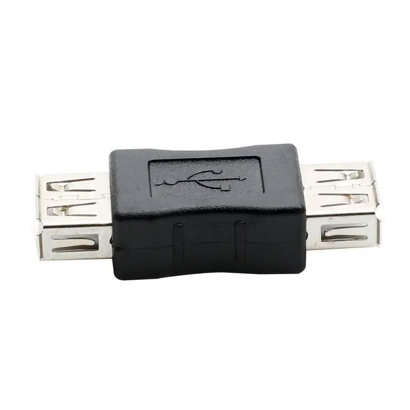 USB-Buchse auf USB-Buchse, USB-2.0-Adapter mit Buchse, zwei Buchsen für Computer