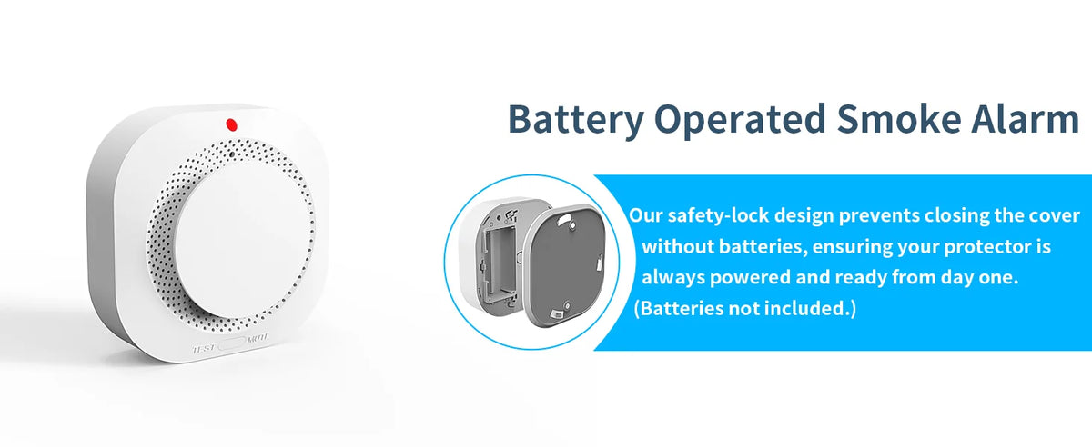 Zigbee Smart Smoke Detector with App Alerts