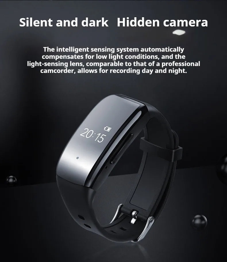 Mini Camera Wristwatch 1080P HD with 4GB Memory Discreet Design