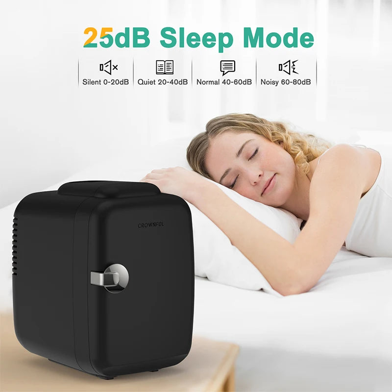 4L Mini Fridge for Makeup and Skincare with Cooling and Heating