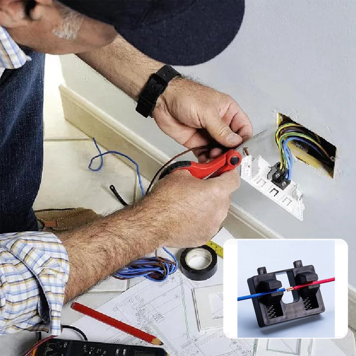 Adjustable Soldering Wire Holder with Suction Base