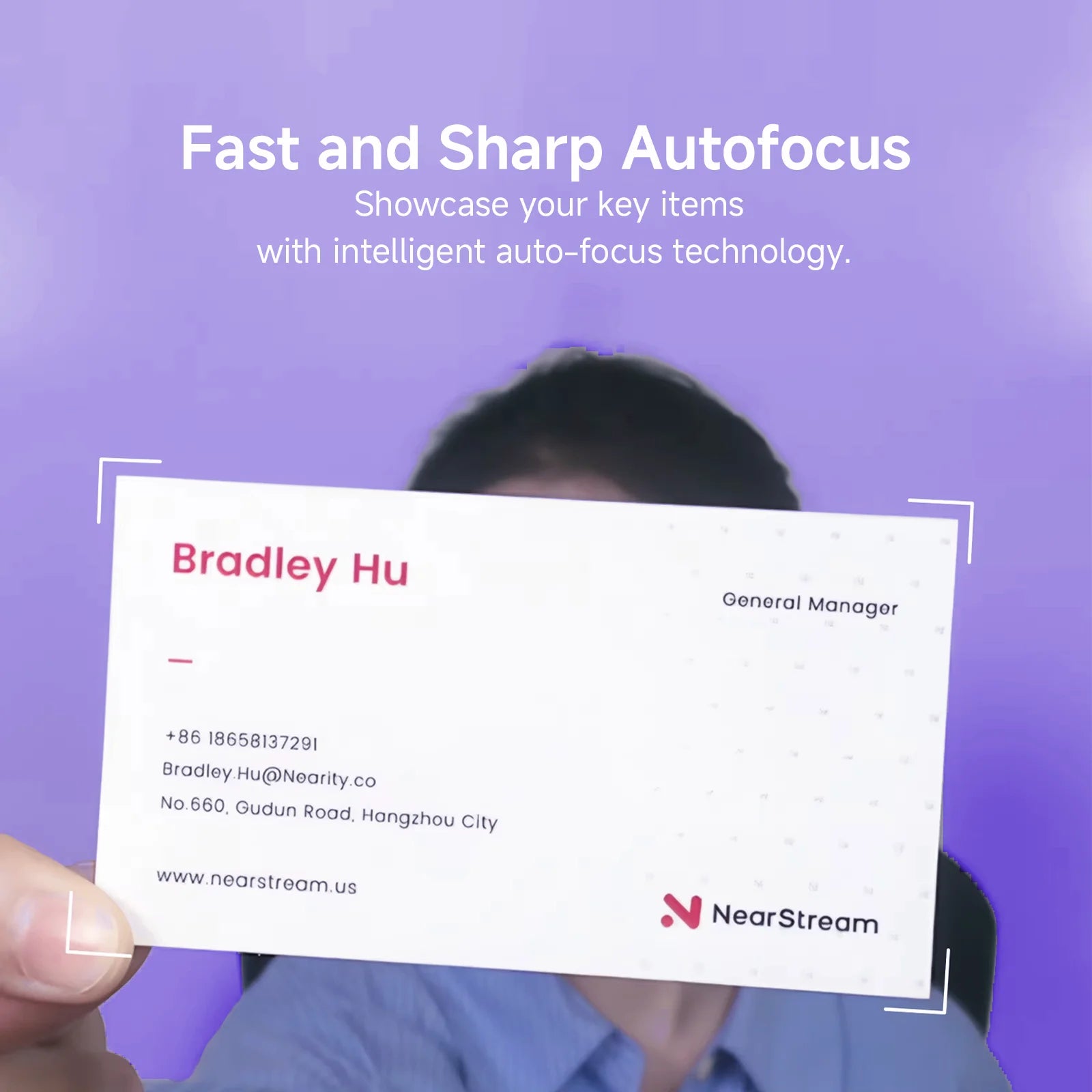 NearStream Webcam USB 1080P 60FPS con microfono AI a cancellazione del rumore