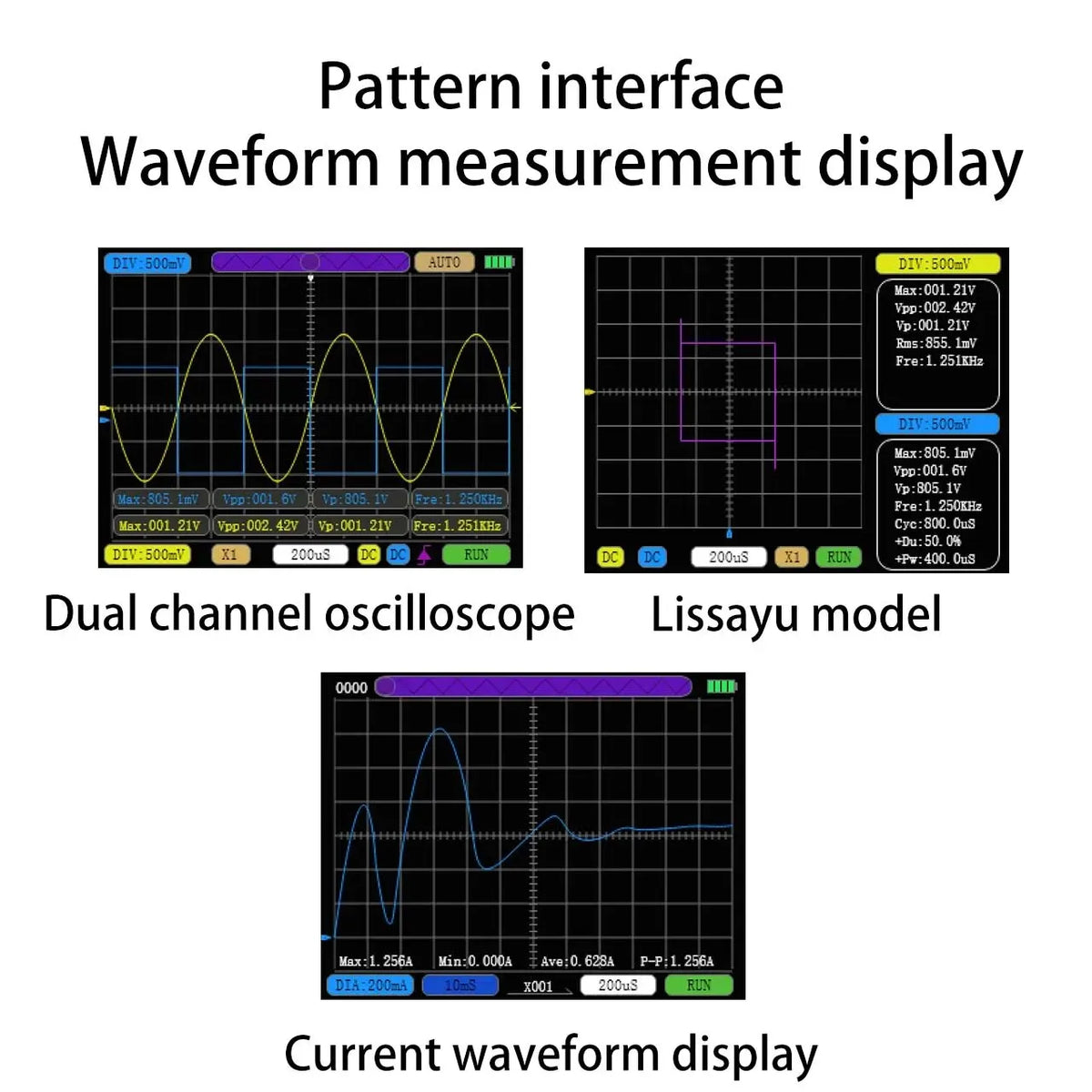 Dual-Kanal Handheld-Digitaloszilloskop