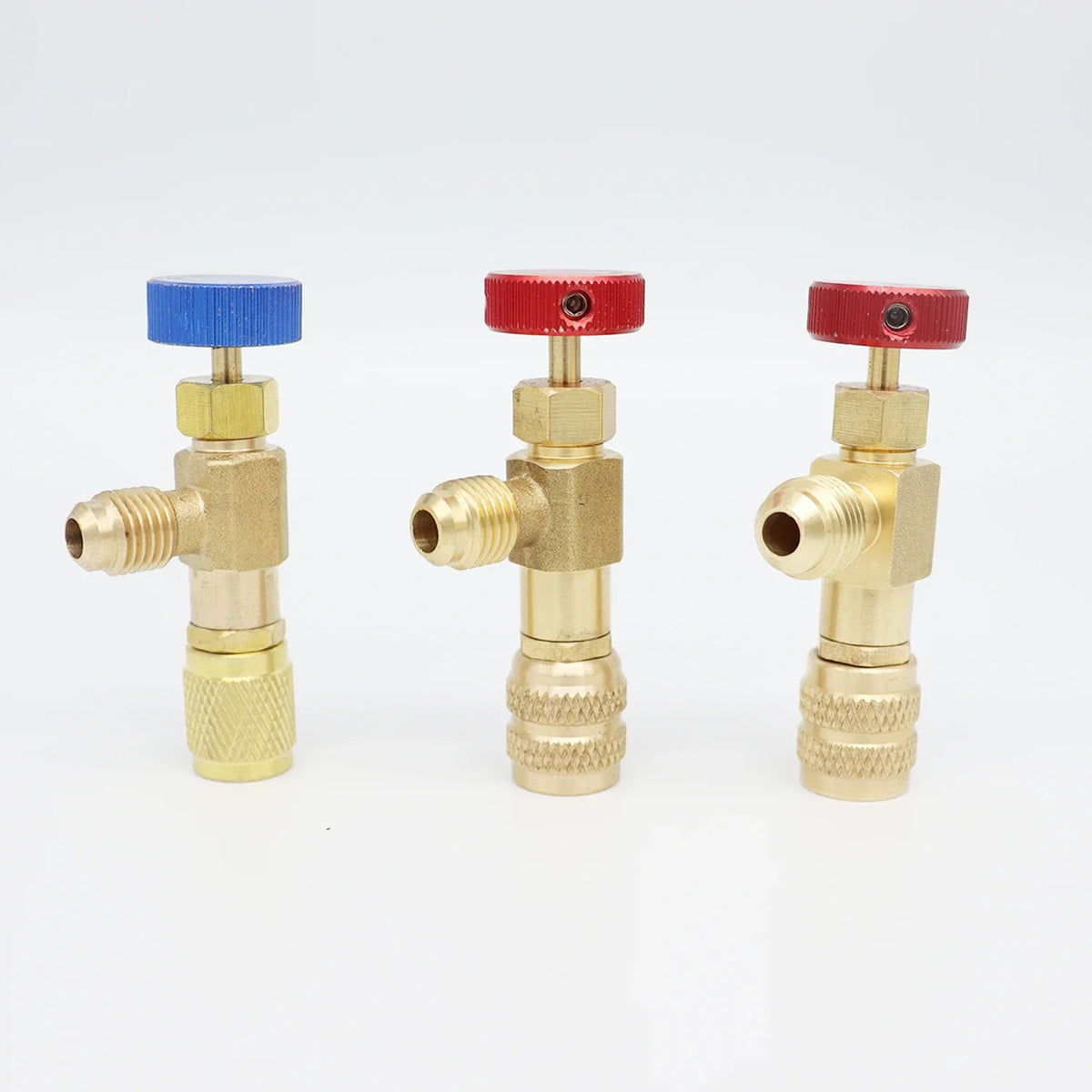 Valve de sécurité liquide R410A R22 Frigorifique Connecteur de sécurité 1/4 "Adaptateur de sécurité Réparation de climatisation et fluide liquide