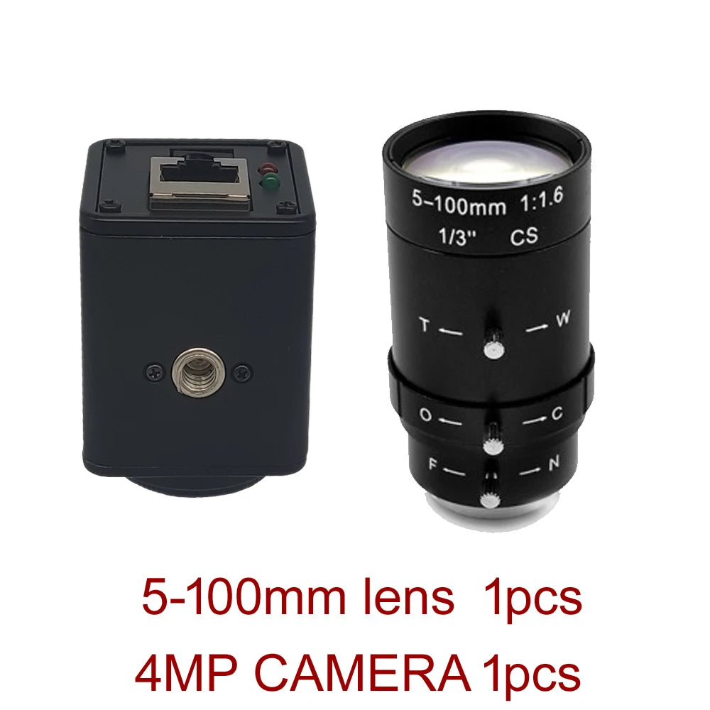 4MP Indoor Wired IP Camera with Motion Detection
