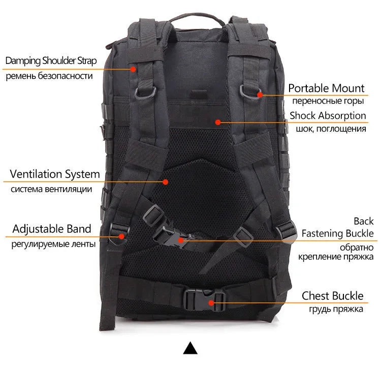 30L/50L Tactical Backpack for Hunting, Hiking and Travel