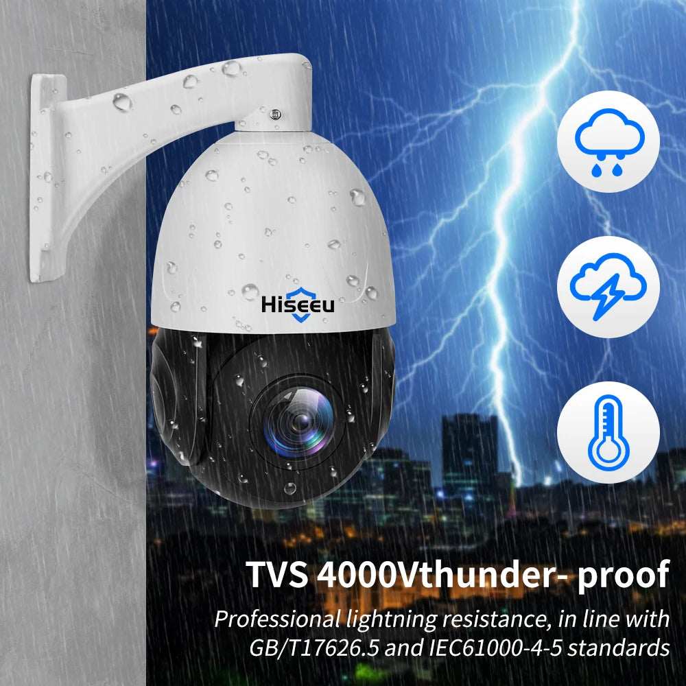 8MP PTZ PoE Outdoor Dome Camera 30X Optical Zoom