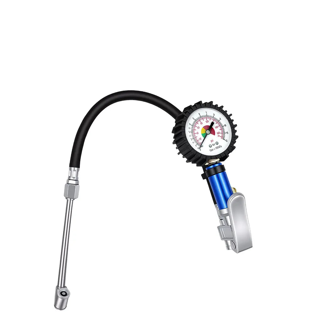 12 Bar Tyre Inflator with Self-Clamping Chuck