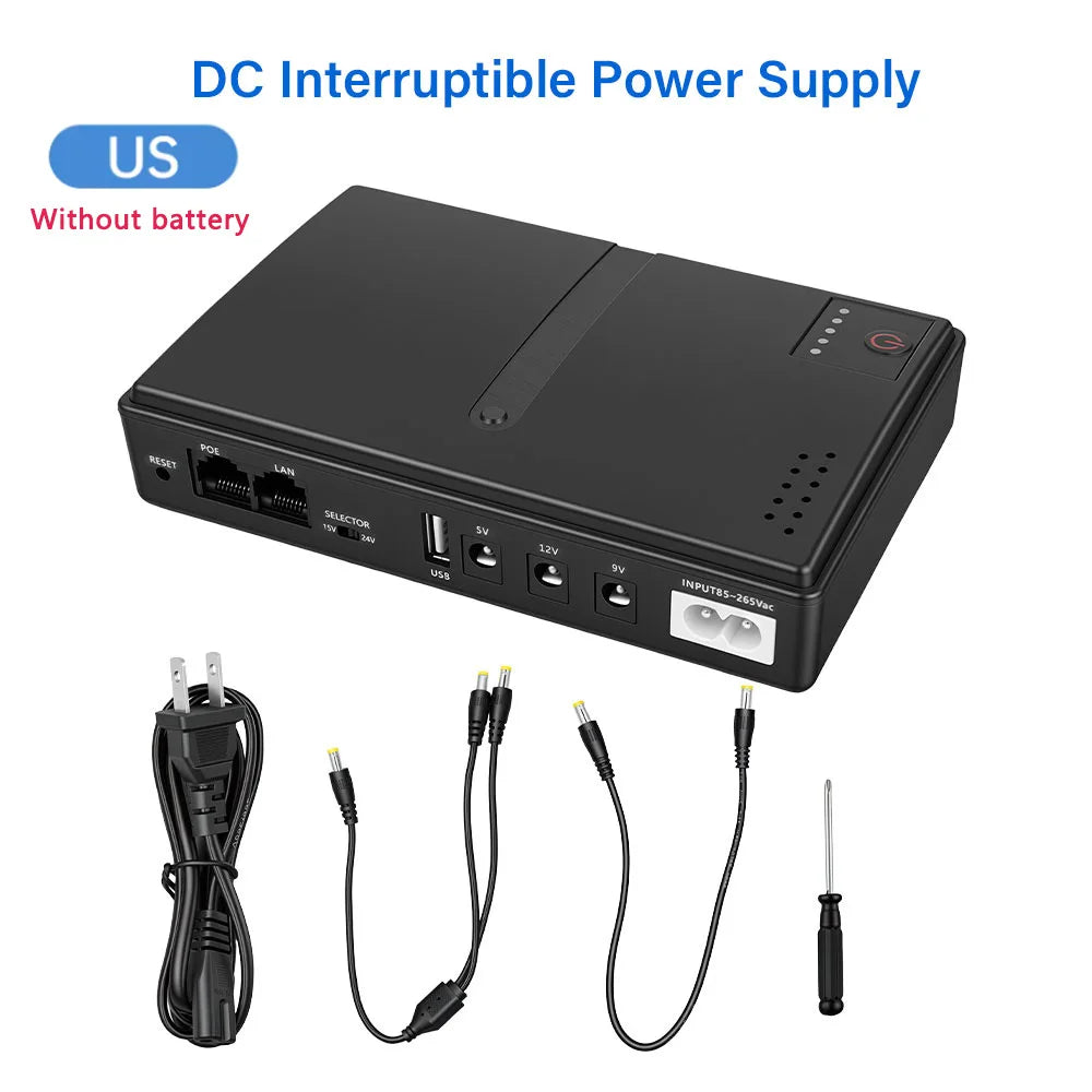 Mini Router UPS - Batteries Not Included
