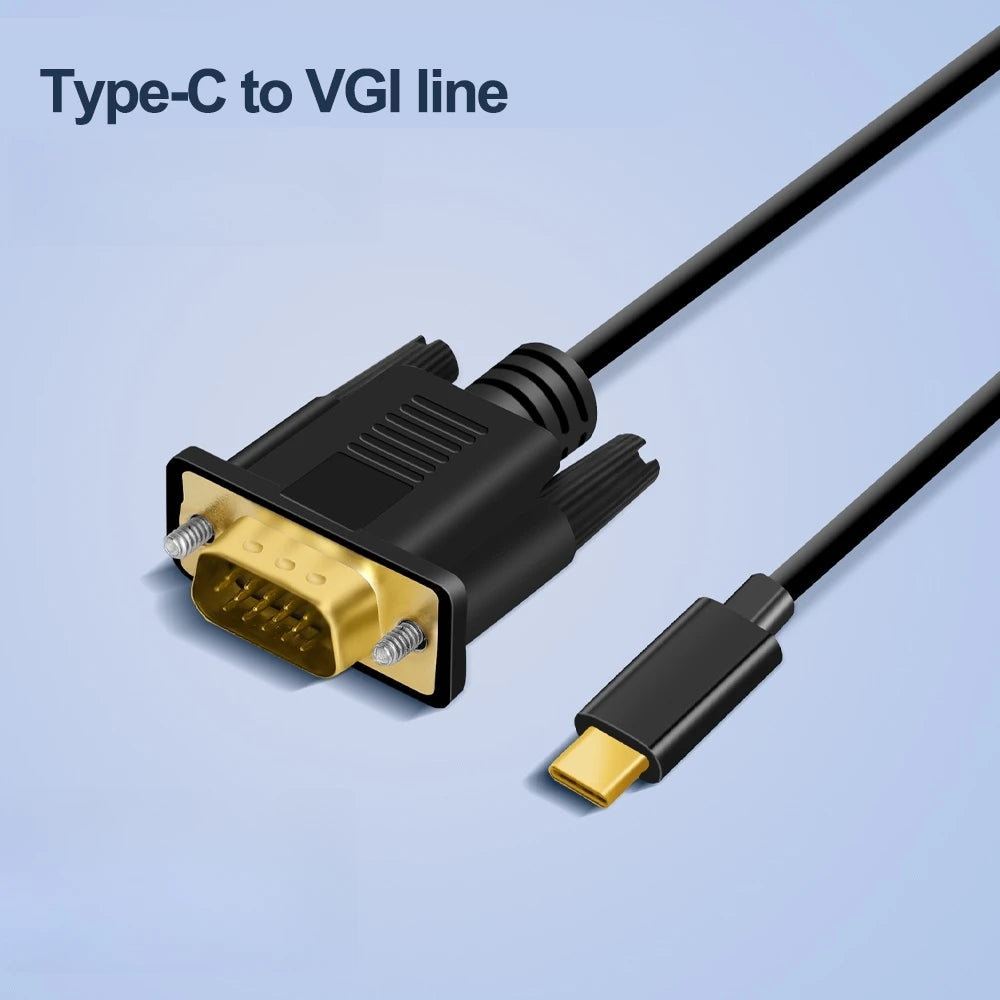 Pretvorniški kabel USB-C ali HDMI za VGA oziroma DVI