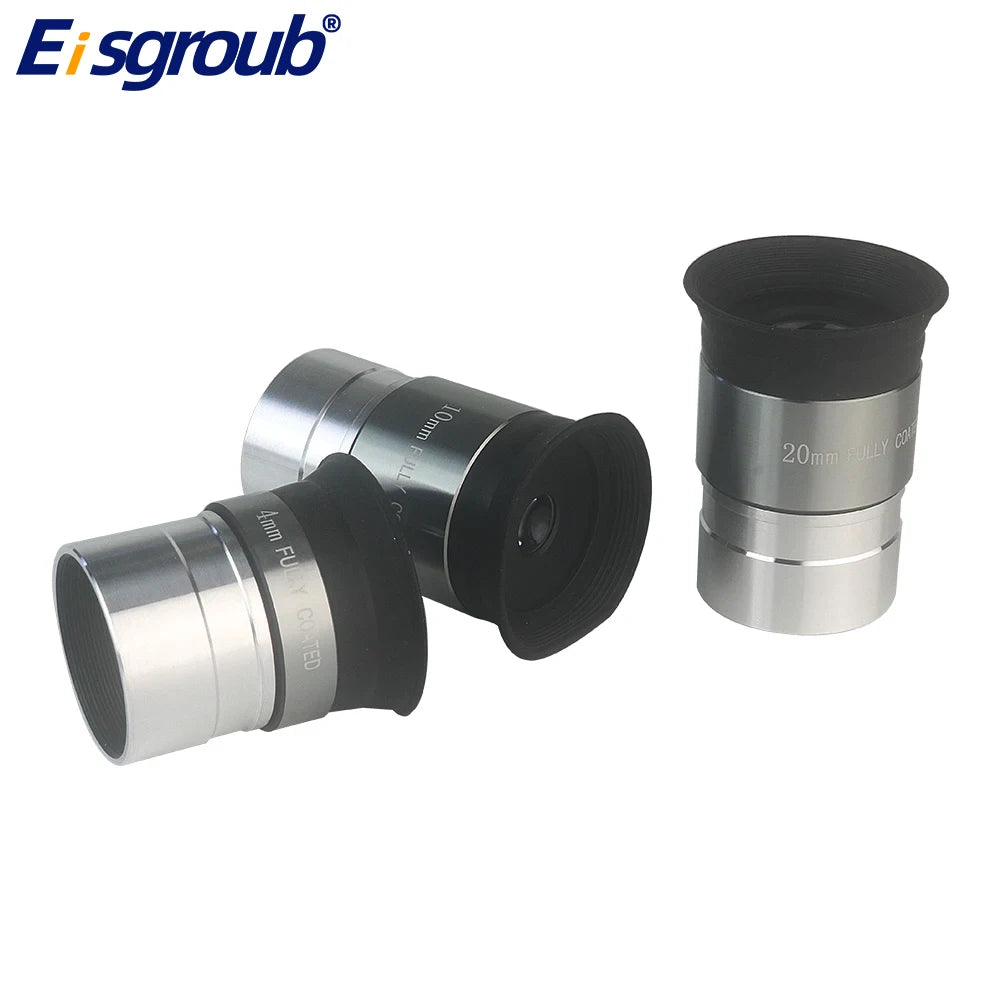 Olho-de-tête de telescópio de 1,25 polegadas, 4, 10 ou 20 mm