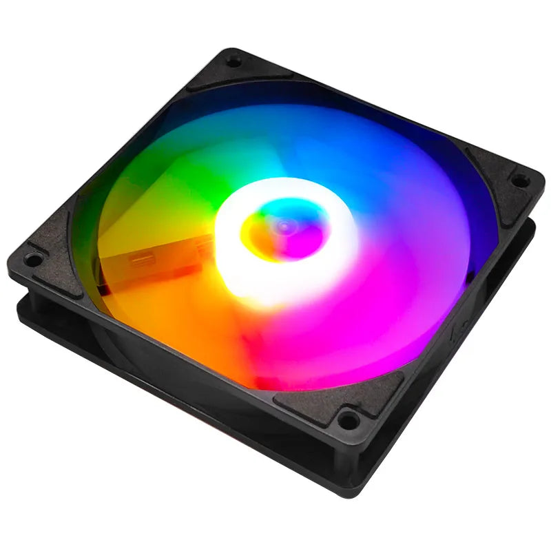 120 mm Rainbow RGB Computer Case Fan