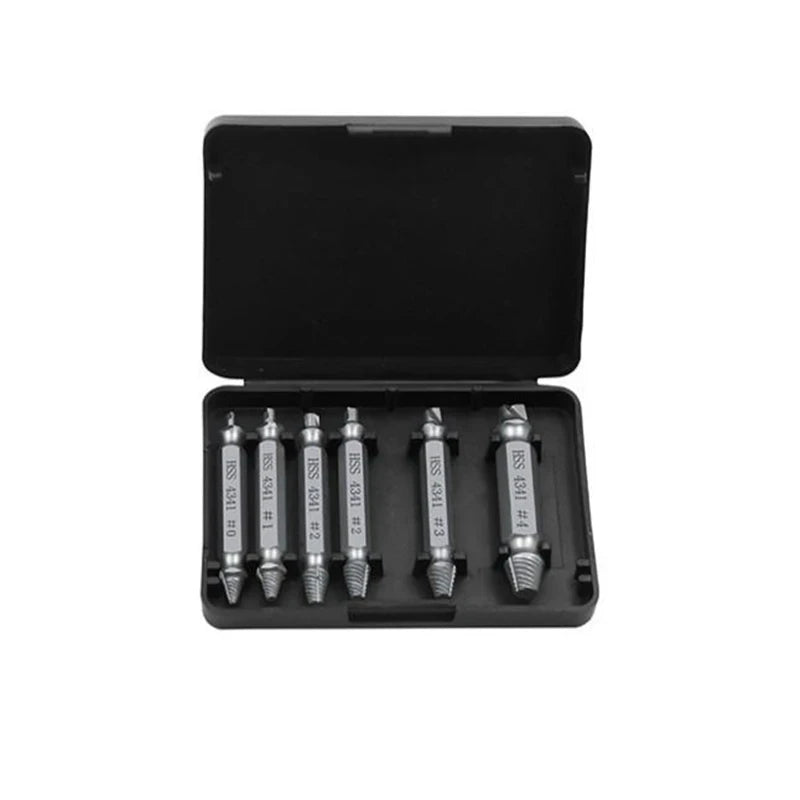 Double-Ended Damaged Screw Extractor Set