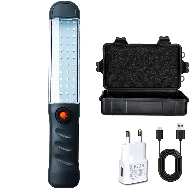 Rechargeable Work Light with Magnetic Base and Hook
