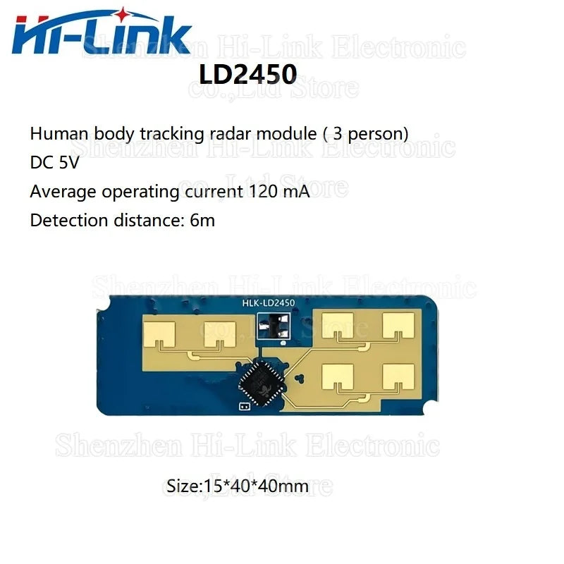 Opciones de módulo de radar de seguimiento de movimiento HLK-LD2450