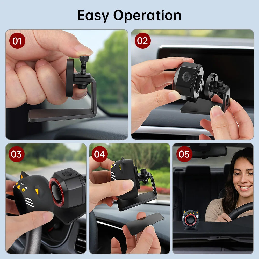 Extractme 120dB kabelloser Auto-Alarm Fahrzeugschutz-System Gerät 3-Stufige Empfindlichkeit Fahrzeug Alarm Anlage Auto-Accessoires