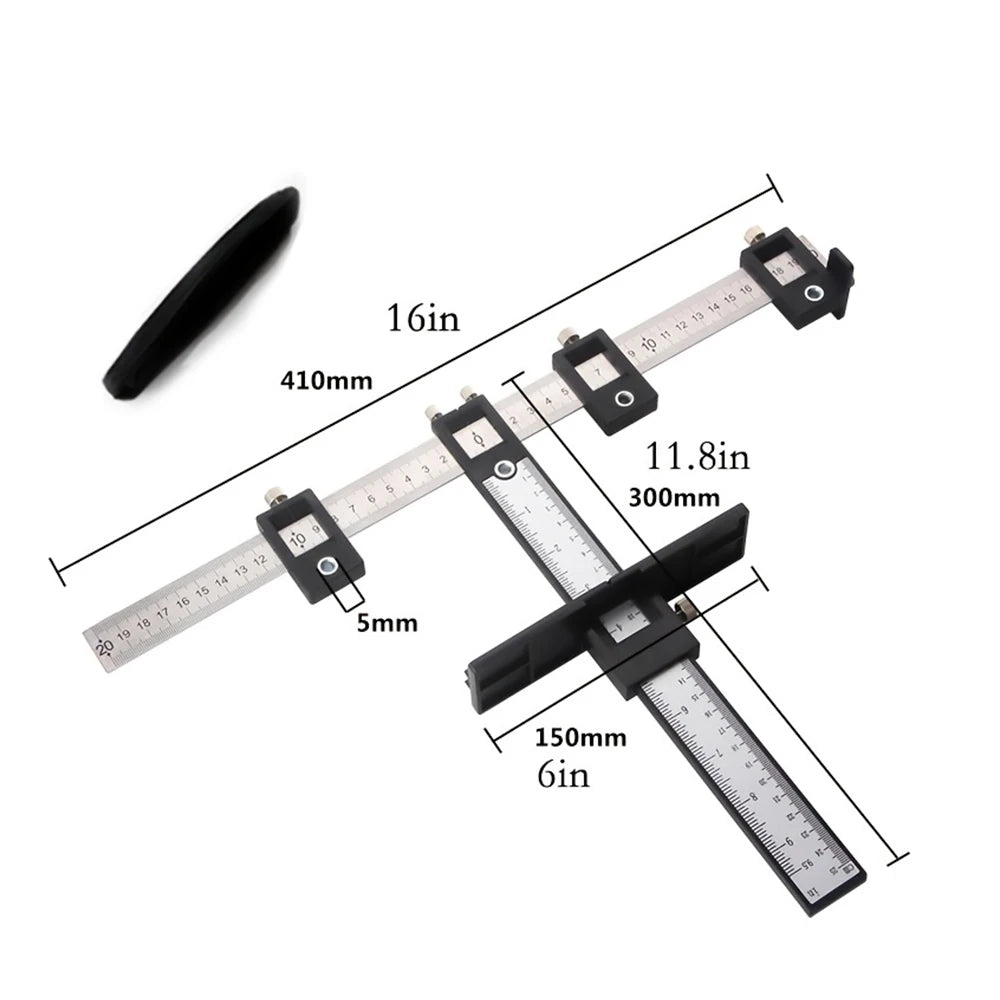Adjustable Cabinet Handle Drilling Guide