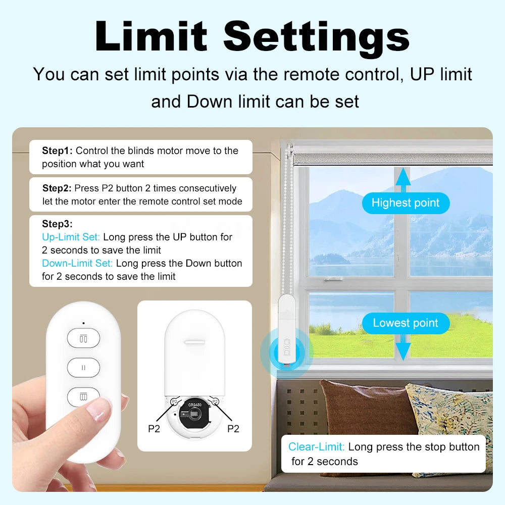 Matter Roller Blind Chain Motor - Plug Options