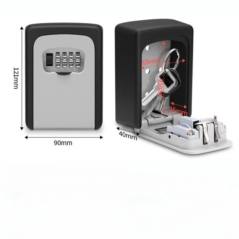 Wall-Mount Combination Key Safe