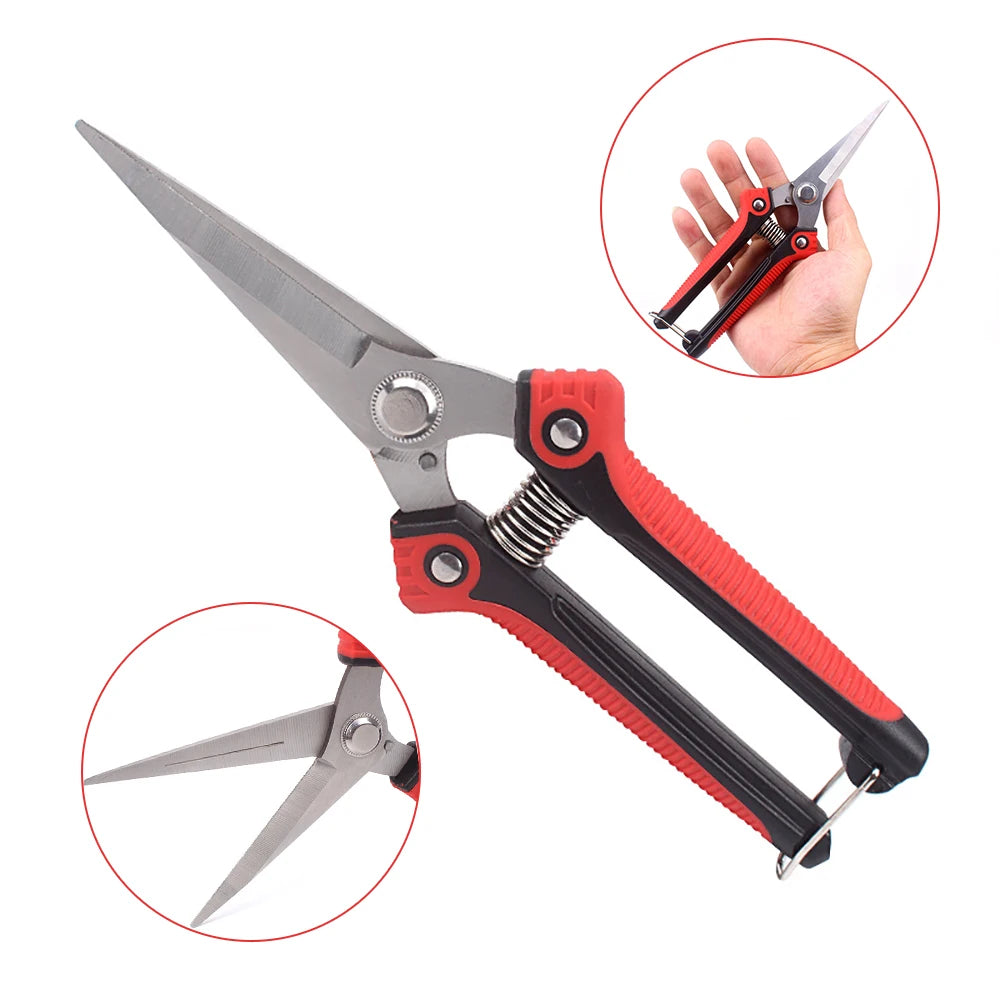 Pointed Bypass Garden Pruning Shears