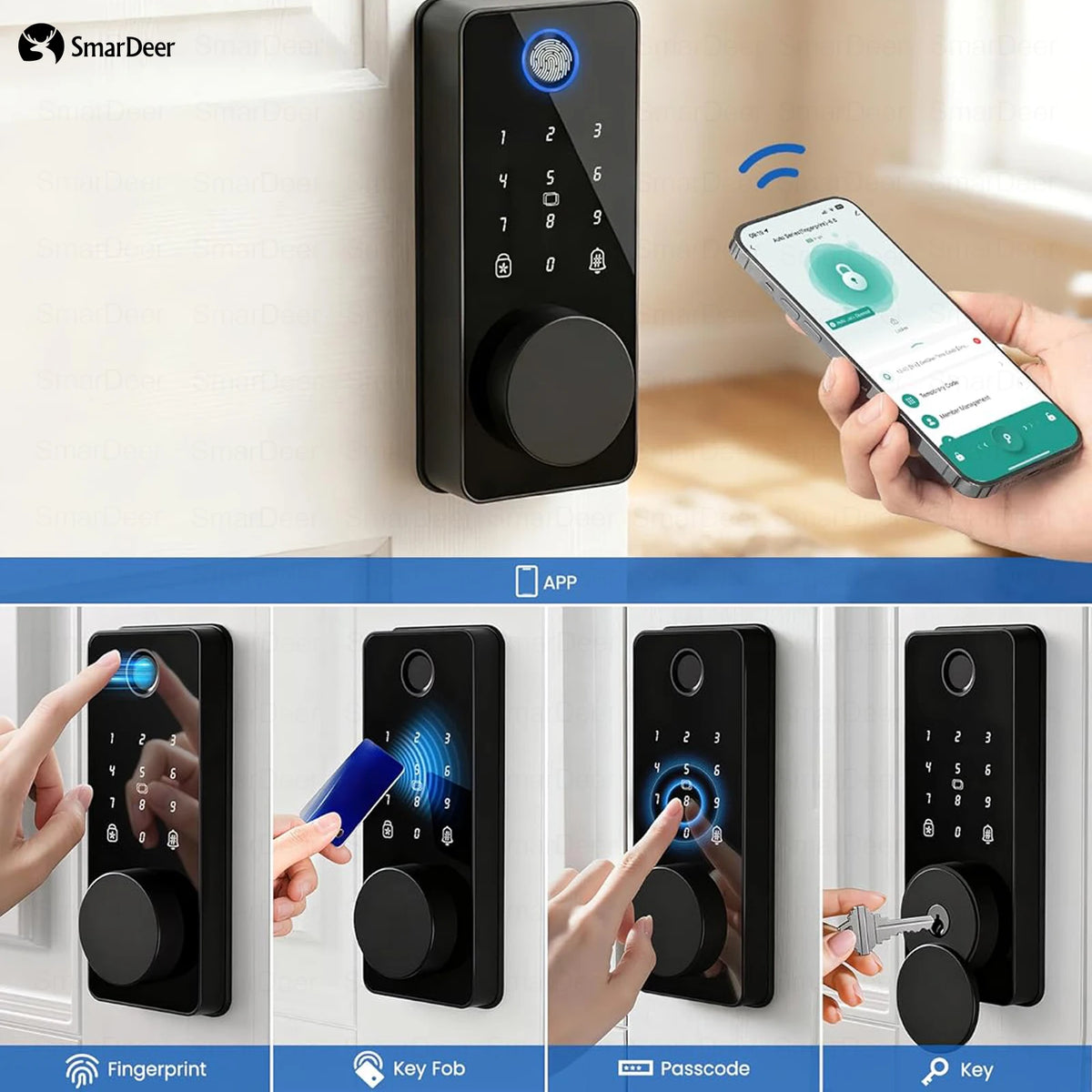 L001-TYWF Fingerprint and Wi-Fi Door Lock
