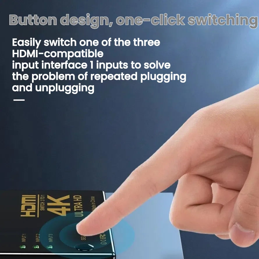 Three-Input HDMI Video Switch