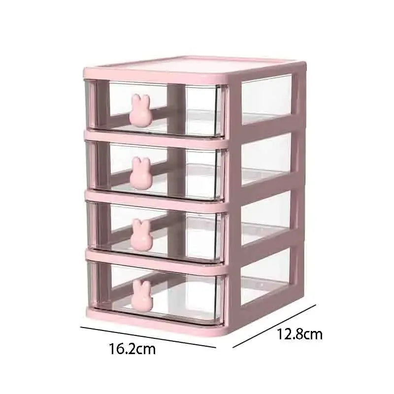 Przezroczysty organizer do szuflad do układania w stos, wielopoziomowe pudełko do przechowywania