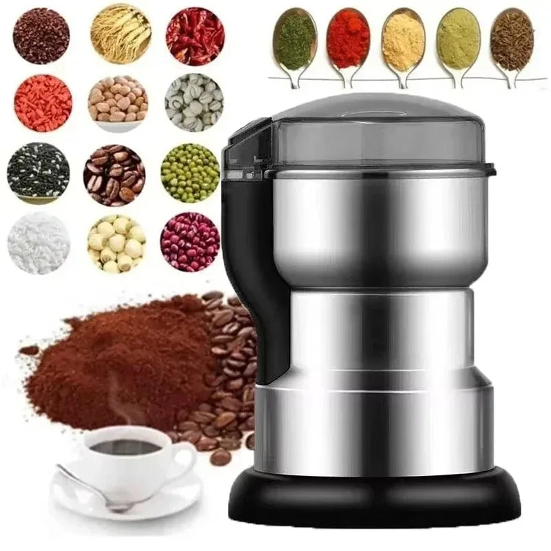 400 W Electric Grinder with Four Blades for Coffee and Spices