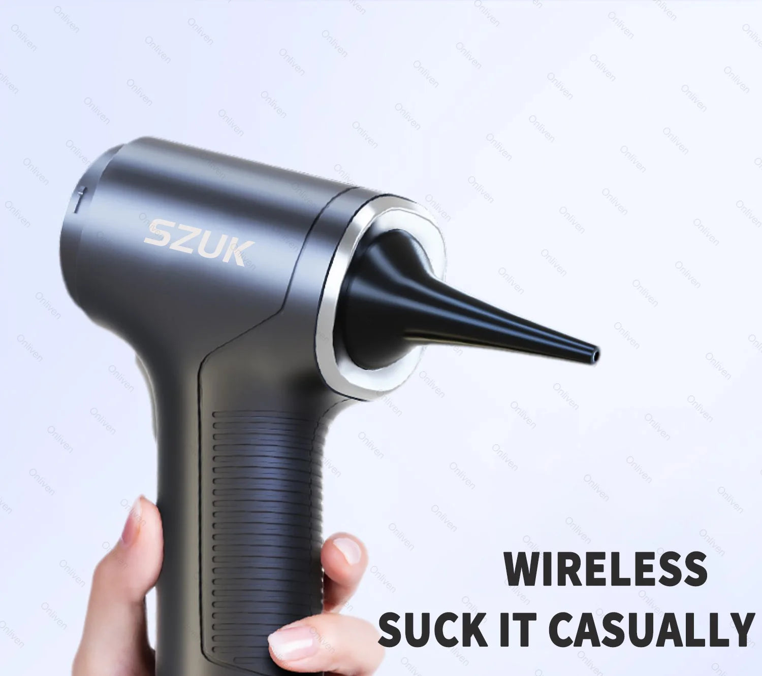 SZUK 98000PA Car Vacuum Cleaner Mini Powerful Cleaning Machine Strong Suction Handheld for Car  Wireless Portable Home Appliance 