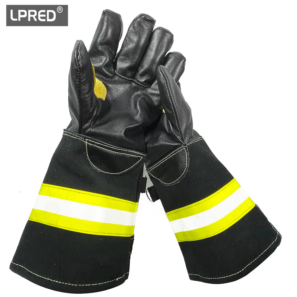 40cm Forest Fire Fighting Gloves with Reflective Strips