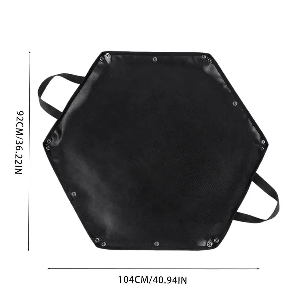 Folding Hexagonal Camping Mat with Handles