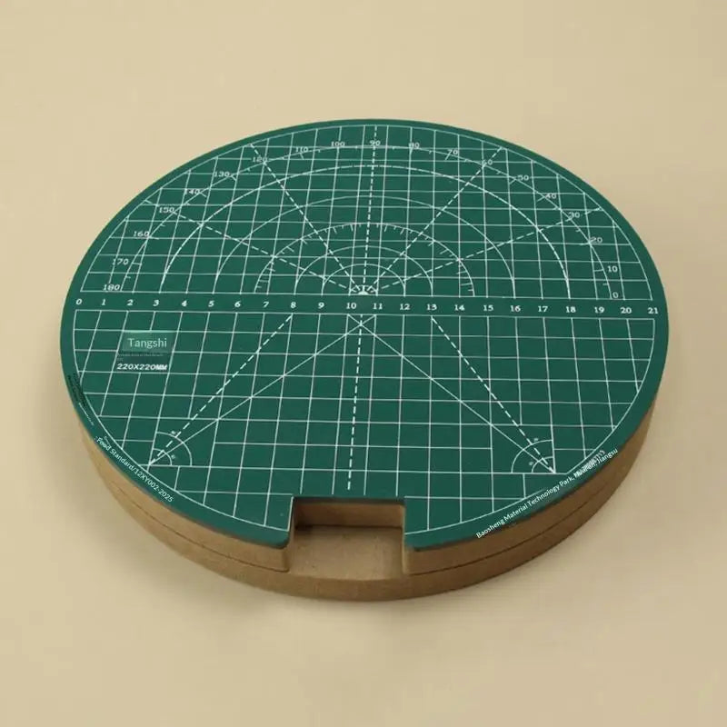 Rotating Table-Tennis Rubber Cutting Mat Set