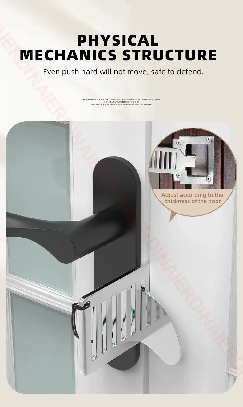 Stainless Steel Portable Door Lock
