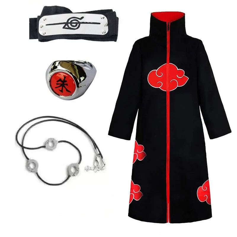 Options de cape et de costume de cosplay Akatsuki