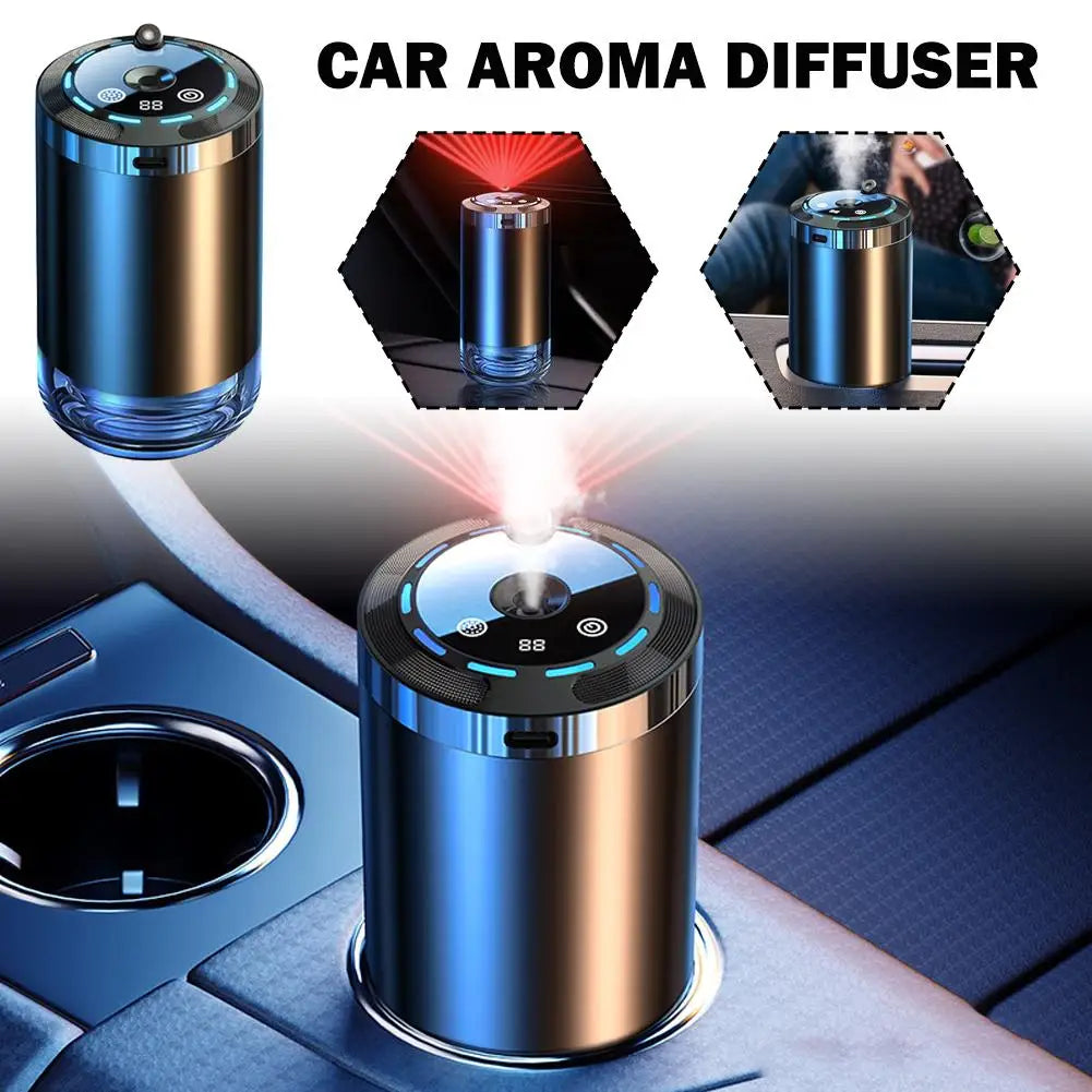 Diffuseur d’air automobile Humidificateur 5 Modes Diffuseur d’arôme pour voiture, purificateur d’air, Bureau, Chambre, Longue durée