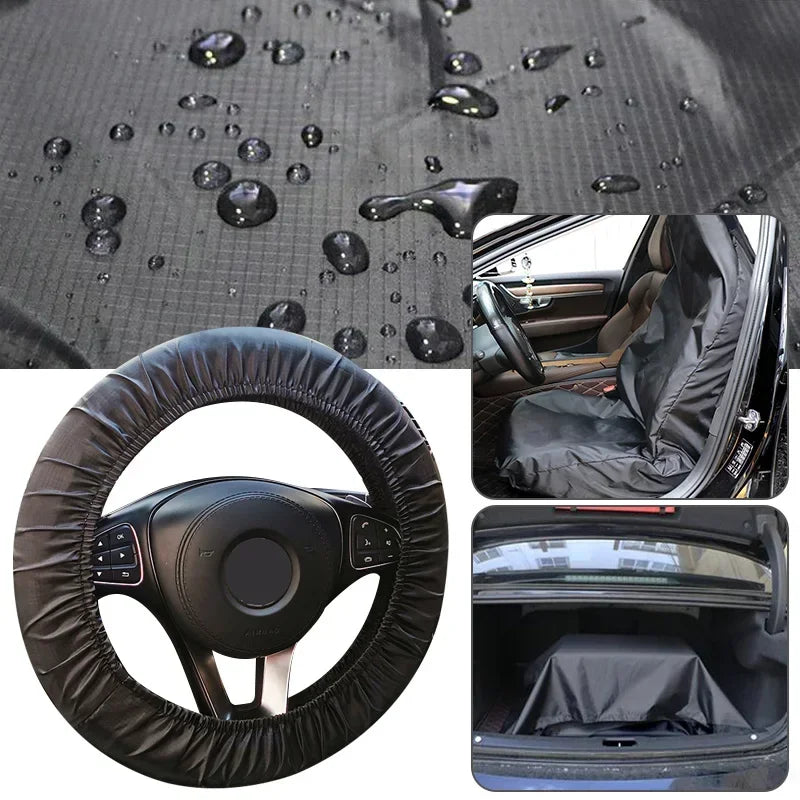 Oxford Cloth Steering Wheel Protective Cover