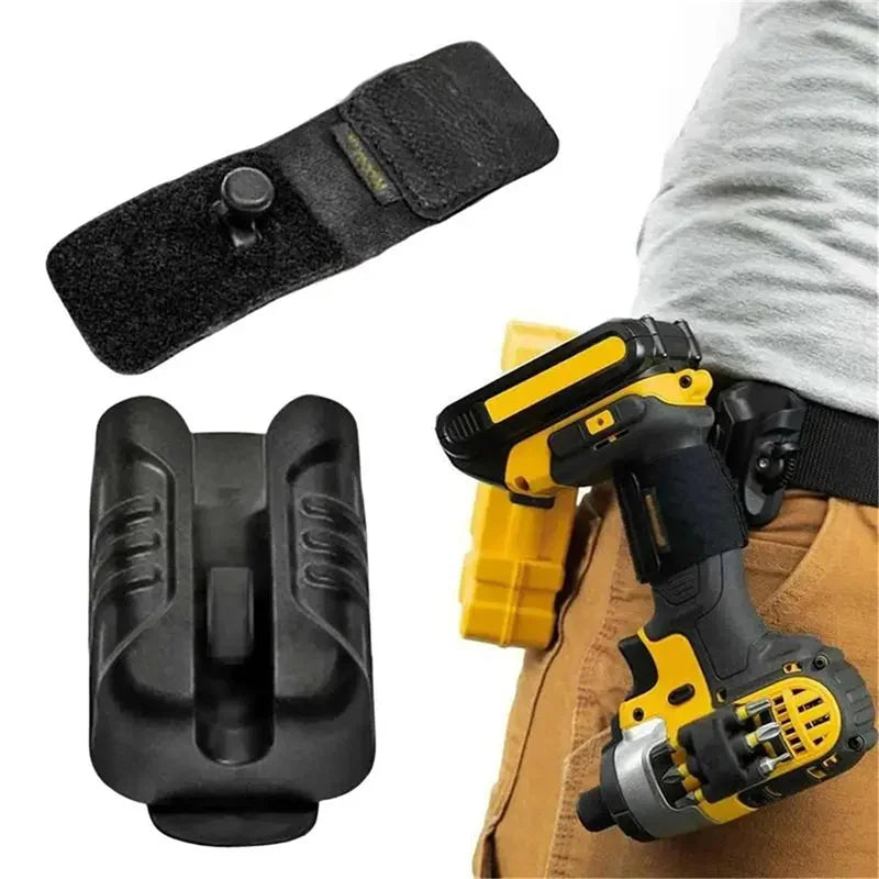 Waist Tool Holster with Belt Hook for Drill and Hand Tools