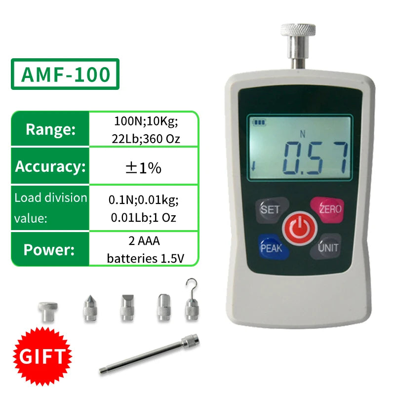 Digital Push-Pull Force Gauge - Load Options