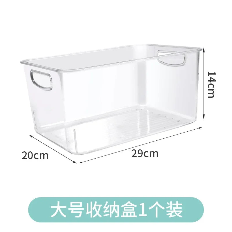 Stackable Refrigerator Storage Box and Can Organizer