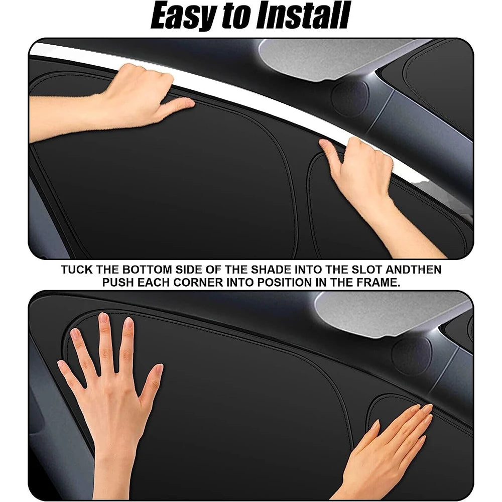 Vehicle Window Sunshades for Model 3 and Model Y – Options