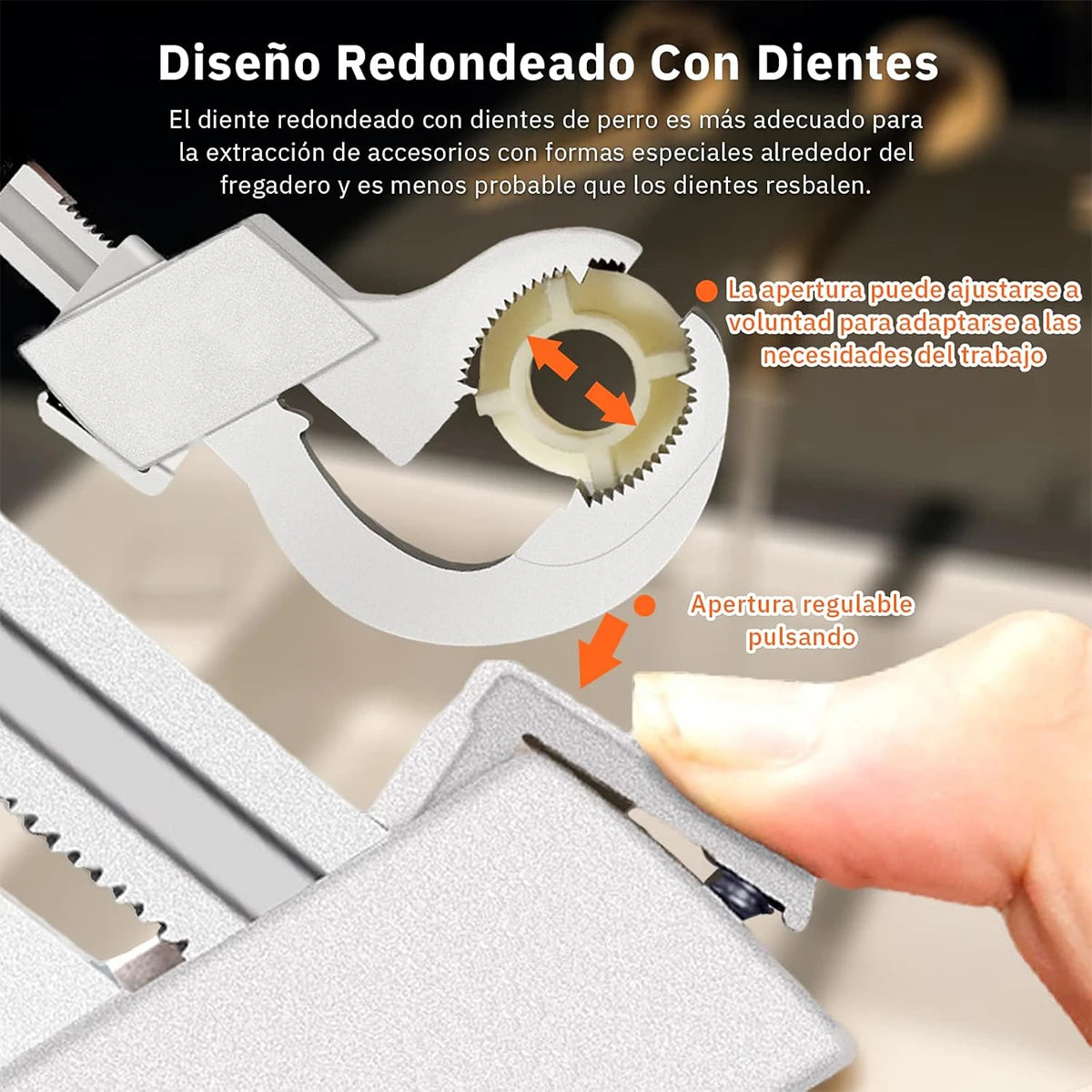 Wide-Opening Adjustable Plumbing Wrench